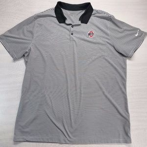 Nike Golf Men's Size XXL Dri-Fit Ohio State Buckeyes Polo Shirt